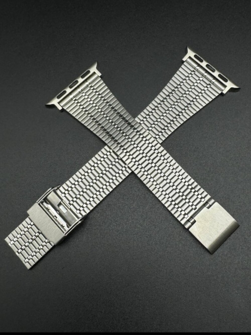 Apple Style Replacement Expansion Steel Bracelet (Silver)